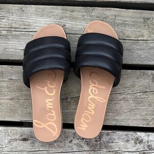 Sam Edelman Black Slide Sandals